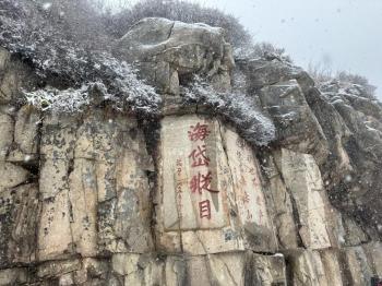 还在下！达到暴雪量级！泰山积雪深度已达10厘米  -图12